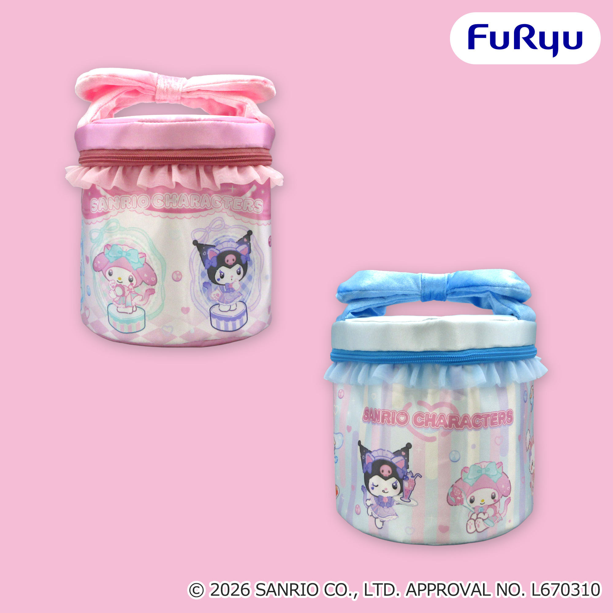 サンリオキャラクターズ　ねこみみメイドバニティポーチ