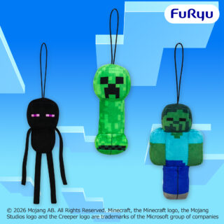 マインクラフト　マスコット：クリーパー：ゾンビ：エンダーマン