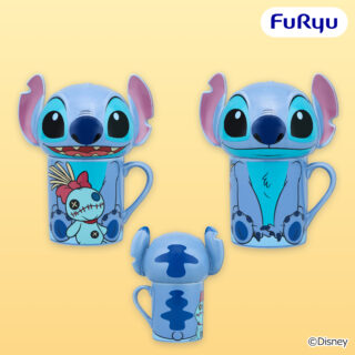 ディズニー スティッチ　ふた付きマグカップ