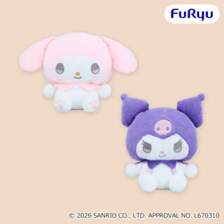 マイメロディ・クロミ　きゅるりんBIGぬいぐるみ