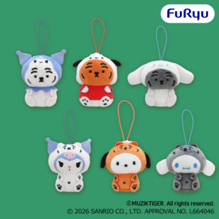 MUZIK TIGER x SANRIO CHARACTERS　マスコット