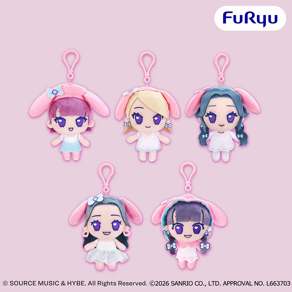LE SSERAFIM × MY MELODY&KUROMI くりっぴぃ ぬいぐるみ～マイメロディver.～