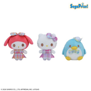 ゆるかわ　サンリオキャラクターズ　マスコット　サマーチェック
