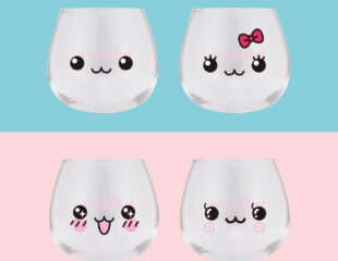しずくちゃん ゆらゆらペアグラス