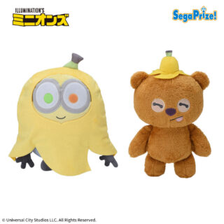 ミニオン　Lぬいぐるみ‐ボブ＆ティム‐　バナナ