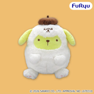 ポムポムプリン　わんわんパラダイスBIGぬいぐるみ