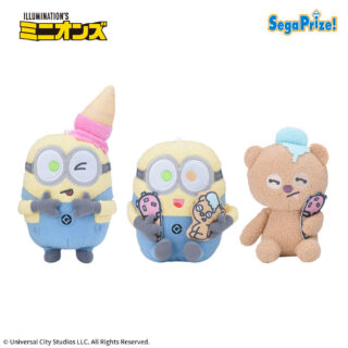 ミニオン　ぬいぐるみ‐ボブ＆ティム‐　アイスクリーム