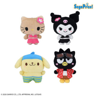 ゆるかわ　サンリオキャラクターズ　マスコット　水着Ver.