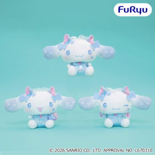 シナモロール　ねこみみメイドぬいぐるみ