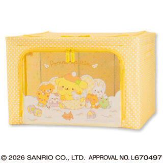 ポムポムプリン ベビーエンジェル窓付き収納ボックス