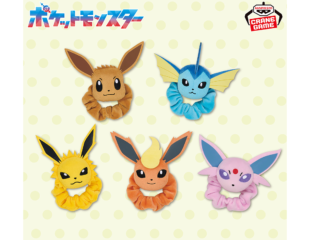 ポケットモンスター フェイスぬいぐるみバンド イーブイフレンズ～イーブイ・シャワーズ・サンダース・ブースター・エーフィ～