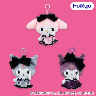 マイメロディ・クロミ　きゅるりんBIGぬいぐるみ～赤ずきん＆黒ずきん～