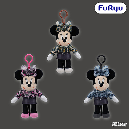ミニーマウス　ギャルっぽレオパード くりっぴぃぬいぐるみ