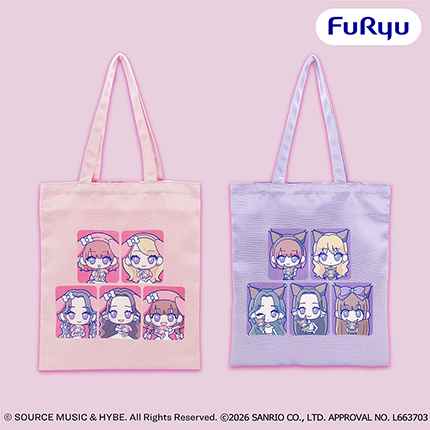 LE SSERAFIM × MY MELODY&KUROMI　トートバッグ