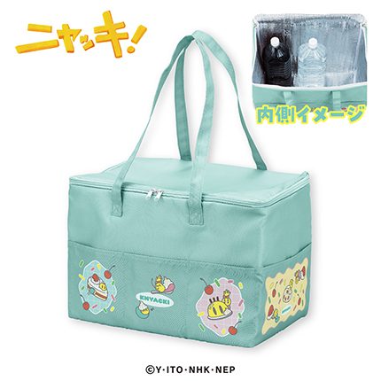 ニャッキ！ ひんやりカゴバッグ