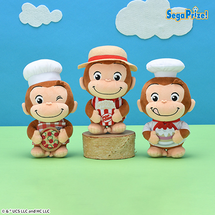 おさるのジョージ　ぽってりぬいぐるみ　おしごとシリーズVol.1