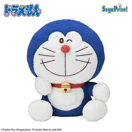 ドラえもん　赤いほっぺ　Lぬいぐるみ　シックカラーVer.