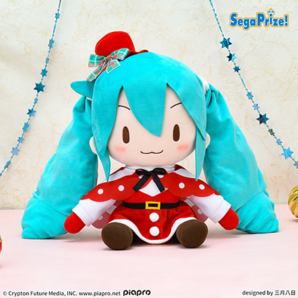 初音ミクシリーズ　ふわぷち　LLぬいぐるみ“初音ミク-クリスマス”