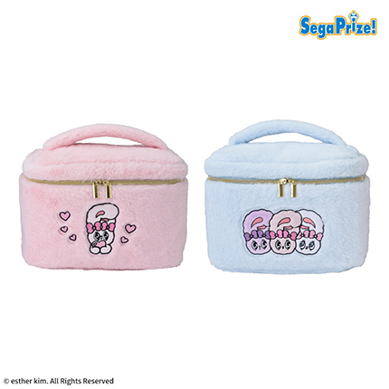 エスターバニー　プラチナムザッカふわふわバニティポーチ