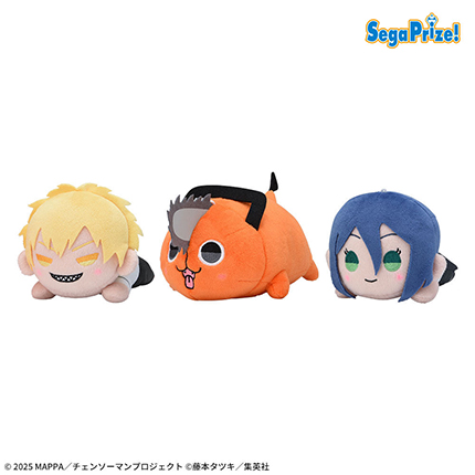 劇場版『チェンソーマン レゼ篇』　寝そべり　ぬいぐるみ“デンジ＆ポチタ＆レゼ”