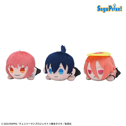 劇場版『チェンソーマン レゼ篇』　寝そべり　ぬいぐるみ“マキマ＆早川アキ＆天使の悪魔”