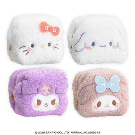 サンリオキャラクターズ むきゅむきゅミニキャラメルポーチ