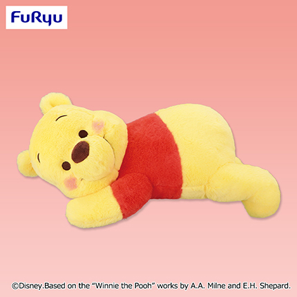 くまのプーさん　横向きおねんね V-BIGぬいぐるみ