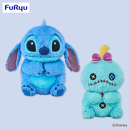 ディズニー スティッチ　ぽってりおすわり 超BIGぬいぐるみ