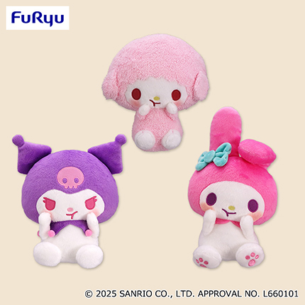 マイメロディ・クロミ　むぎゅっとBIGぬいぐるみ