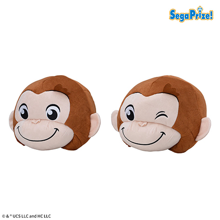 おさるのジョージ　プラチナムザッカぬいぐるみ帽子