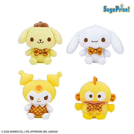 ゆるかわ　サンリオキャラクターズ　マスコット　～ポムポムプリン祝30周年～
