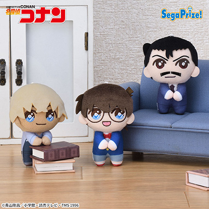 名探偵コナン ぴょことも マスコット“コナン&小五郎&安室”プレミアム