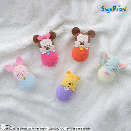 ディズニーキャラクター ちびーず マスコット おねんねVer.