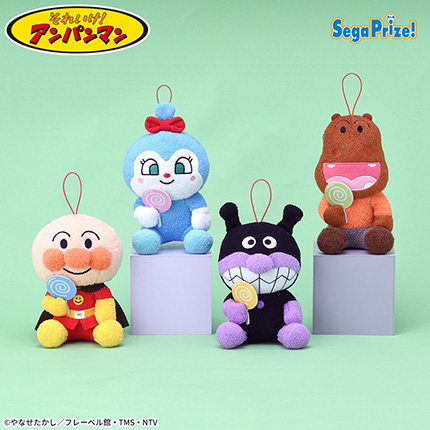 それいけ!アンパンマン ころふわ カラフルキャンディぬいぐるみプレミアム