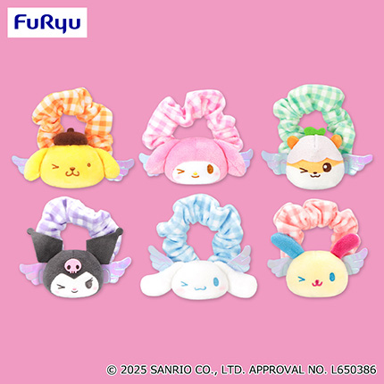 サンリオキャラクターズ エモきゅ~と♡エンジェルぴょこきゅんシュシュ