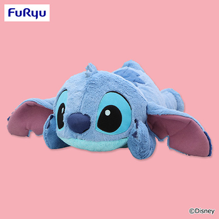 ディズニースティッチ ほおづえ超BIGぬいぐるみ