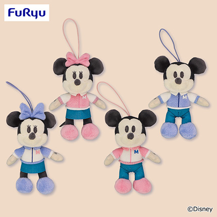 ミッキー&ミニー ちょっもっさ デココレ マスコット