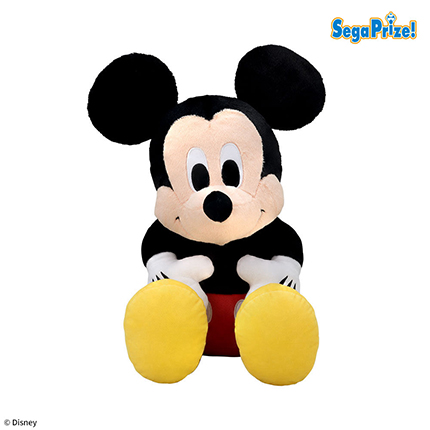 ミッキーマウス　LLぬいぐるみ　ゆったりVer.