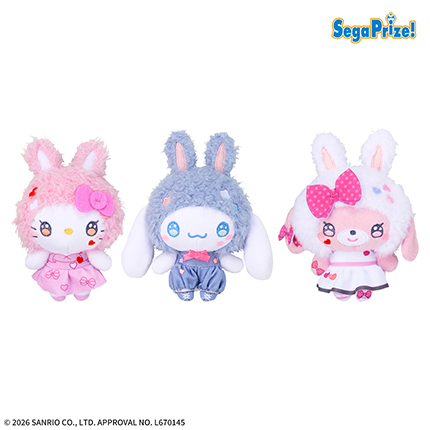 ゆるかわ　サンリオキャラクターズ　マスコット　Patch Rabbits　Vol.2