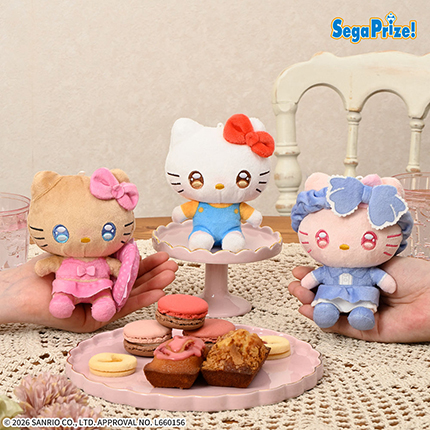 ゆるかわ　サンリオキャラクターズ　あいぬい　ミニぬいぐるみ“ハローキティ”
