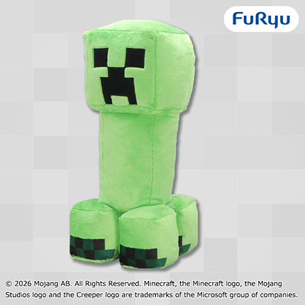 マインクラフト　ふかふかクリーパーBIGぬいぐるみ