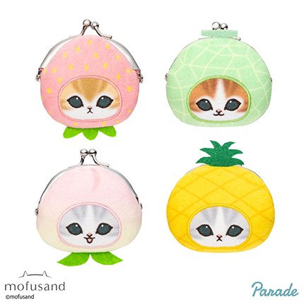 mofusand フルーツにゃんミニがまぐち