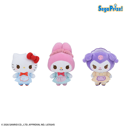 ゆるかわ　サンリオキャラクターズ　マスコット　Pop'n Ice Stand　～Girls～