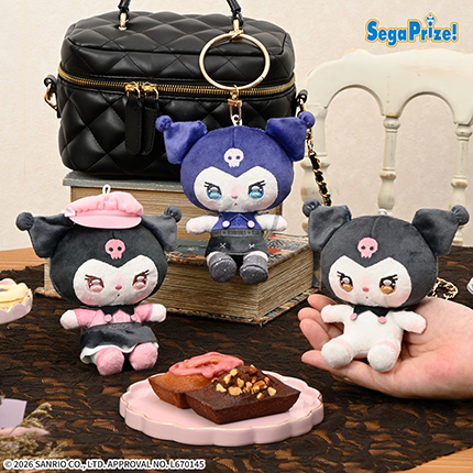 ゆるかわ　サンリオキャラクターズ　あいぬい　ミニぬいぐるみ“クロミ”