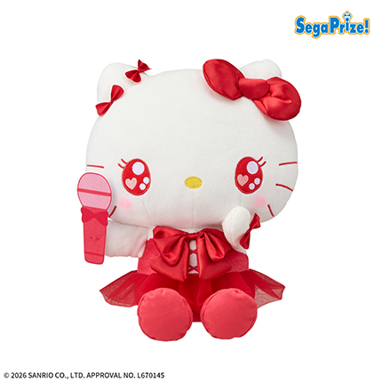 ゆるかわ　サンリオキャラクターズ　Lぬいぐるみ‐ハローキティ‐　Stand Up Dream！