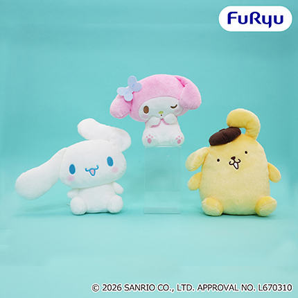 サンリオキャラクターズ　とっぷうびゅん！BIGぬいぐるみ