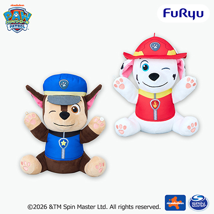 パウ・パトロール ハイタッチ！BIGぬいぐるみ～チェイス・マーシャル～